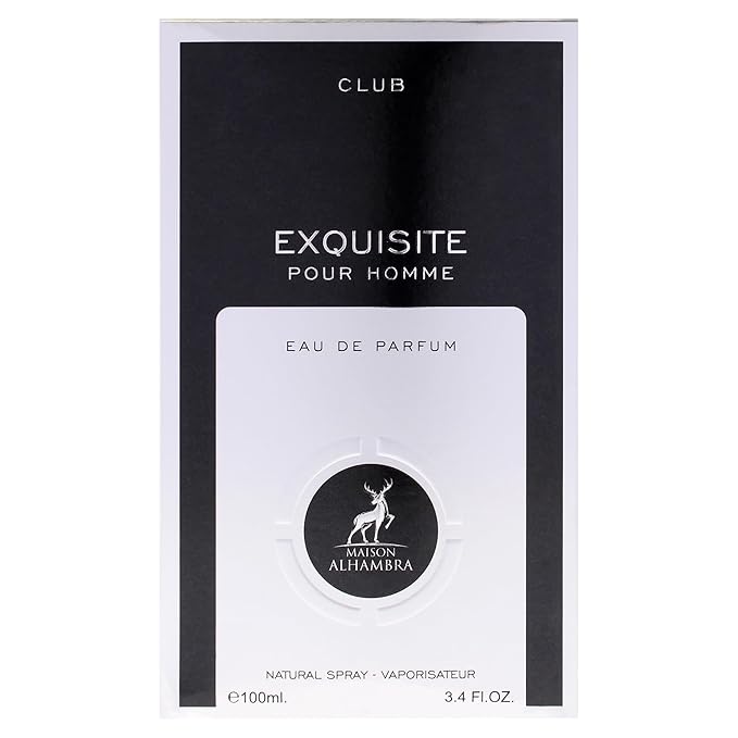 Club Exquisite by Maison Alhambra for Men - 3.4 oz EDP Spray