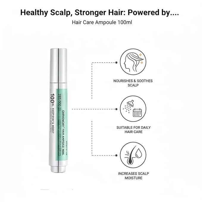 Hair Care Ampoule 100ml - Hair Growth Serum, enriched with black soybean and wild ginseng extracts, nourishes hair follicles and reduces hair loss. (2)