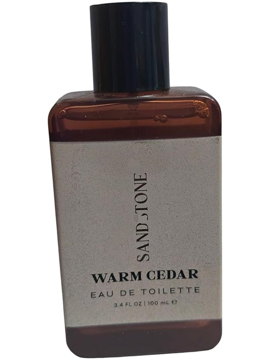 Warm Cedar Eau De Toilette Spray For Men 3.4 Fl Oz /100 Ml With Notes Orange, Grapefruit, Pepper, Vetivers, Patchouli - Unboxed