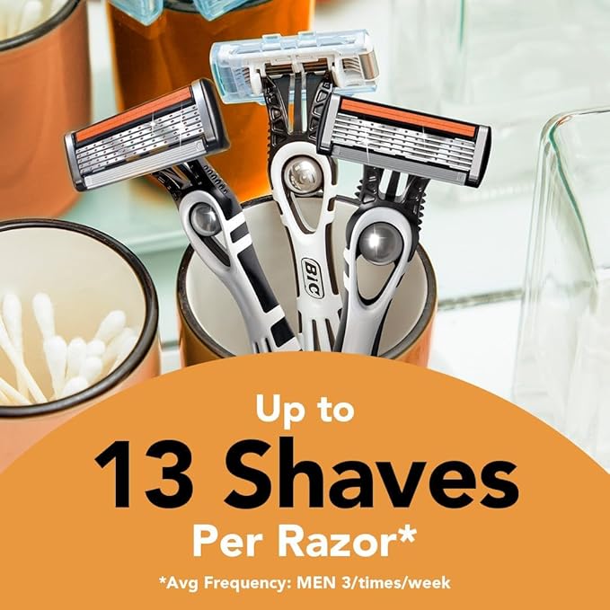 TRAVEL READY: Each razor comes with a blade cover making it easy to protect within your travel kit