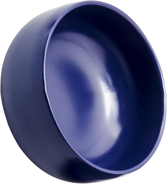 Yinhing Stainless Steel Shaving Bowl with Lid,Blue Shaving Mug for Shave Cream and Soap Blistering,Unbreakable Shaving Cup for Wet Shaving