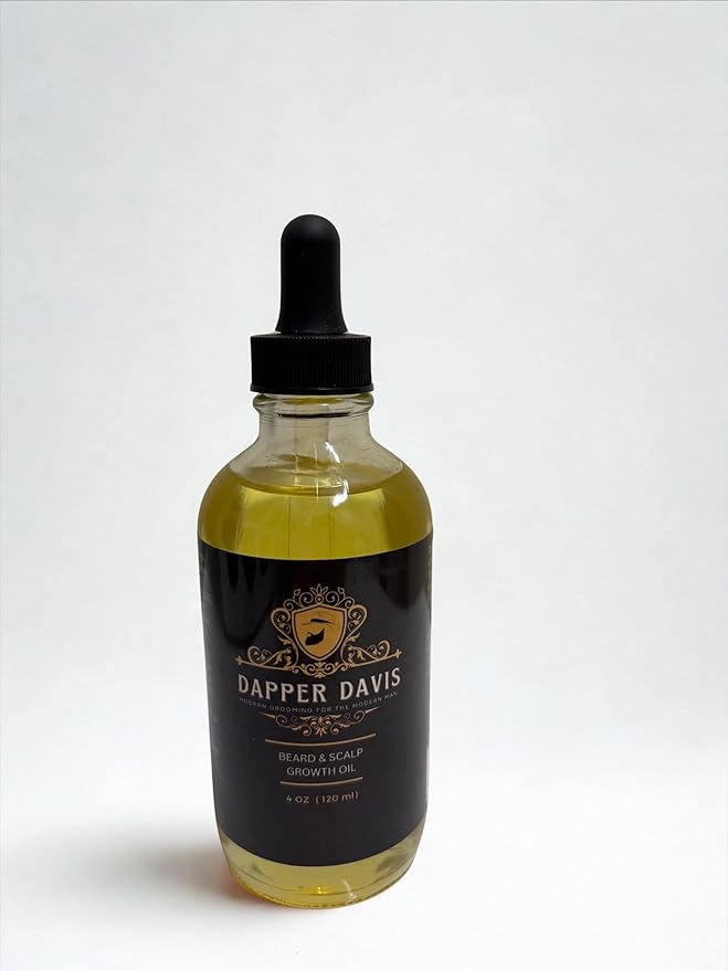 Beard & Scalp Oil – Nourishing Hair & Beard Oil with Avocado, Jojoba & Rosemary Oils – Promotes Growth, Soothes Itchiness & Dryness – 4 fl oz(120ml)
