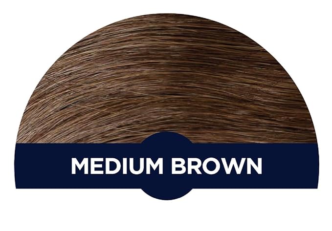 KeraFiber Professional Hair Building Fibres - Natural Keratin Hair thickener Fibres, Hair Powder for Men and Women, Full Head of Hair in 30 Seconds-Hair Fibres Medium Brown (28g/0.98oz)