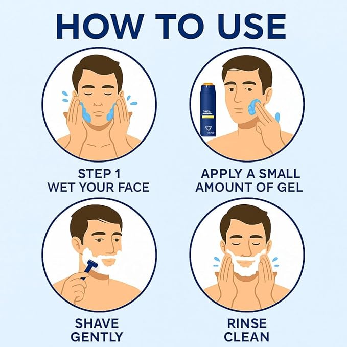 Pro Shaving Gel for Men, Fragrance Free, 7 oz (1-Pack)