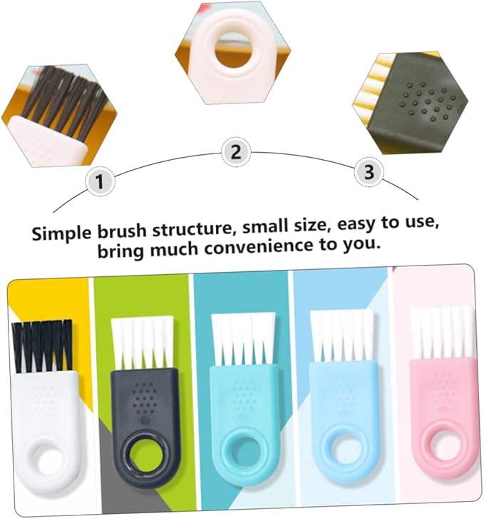 40pcs Razor Cleaning Brush Bristle Brush for Shaver Clipper for Men Electric Shaver Cleaner