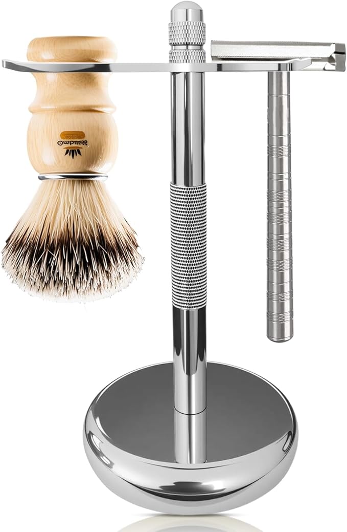 Razor Stand Compatible with Henson Razor,Acrylic Portable For AL13, AL13-M, Ti22 With Brush Holder