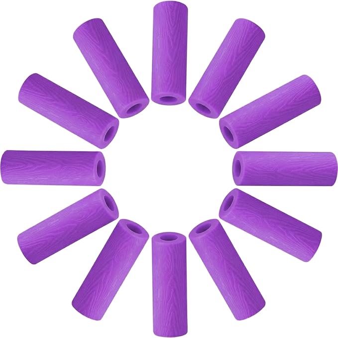 12 Pcs Aligner Seaters for Invisalign & Clear Aligners - Multicolor Silicone Orthodontic Chompers - Dental Chews for Retainers & Trays Seating, Purple