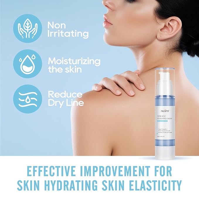 NUSPA NUSPA Daily Face Moisturizer Moisturizing Lotion Face Cream For All Skin Types,Facial Moisturizing Lotion,Day Night Cream Hydrating Anti aging Face Cream, Lightweight, Oil Free Moisturizer