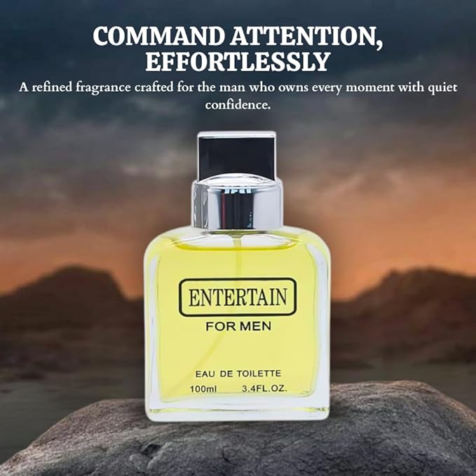 Cologne for Men – INSPIRED by A WORLD RENOWNED MEN'S PERFUME – Lavender, Lemon, Sage, Sandalwood – Fresh, Woody, Masculine, Long-Lasting Eau de Parfum Men – 3.4 fl oz