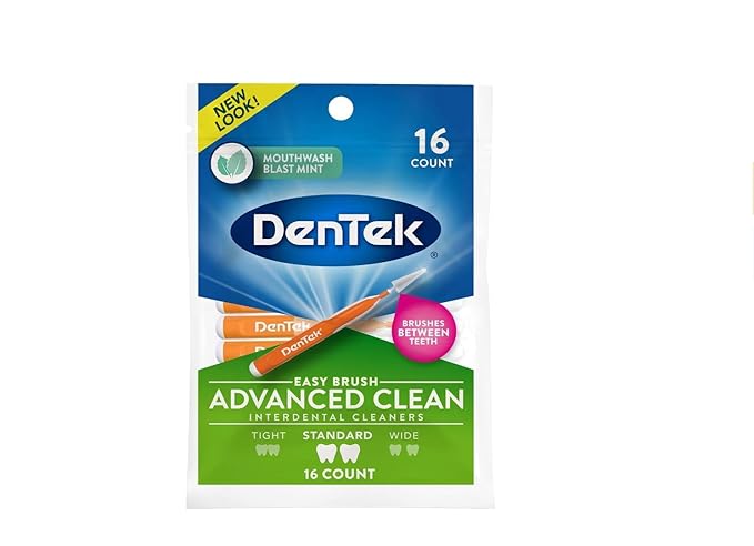DenTek Easy Brush Interdental Cleaners, Mint, 16 Count