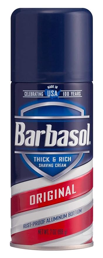 Barbasol Shave Cream 7 Ounce (Original, Pack of 3)