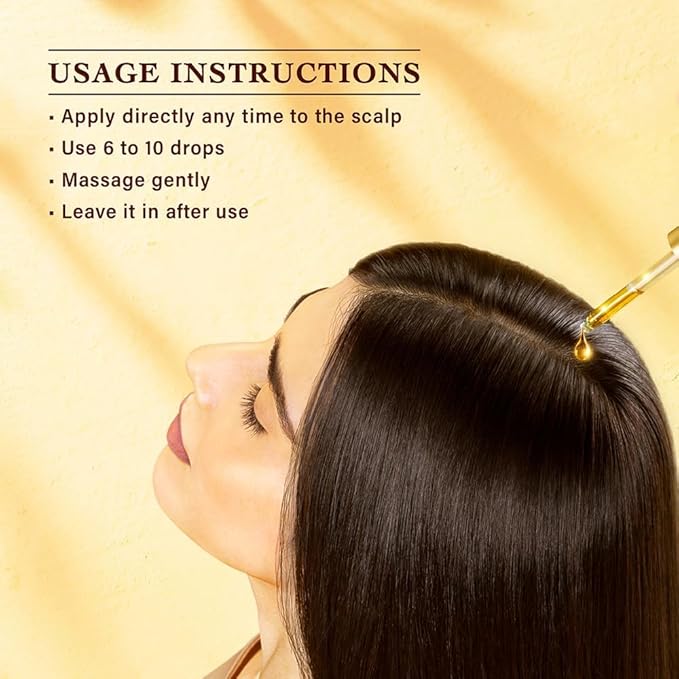 LifewithQueenP Hair Growth Oil, 30ml | Ayurvedic Hair Growth Serum, Quick-Absorbing, Strengthens Roots – Leaves Hair Black & Shiny, Reduces Split Ends & Dryness(1pc)