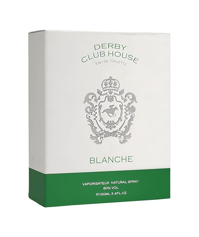 Armaf Derby Club House Blanche for Men Eau de Toilette Spray, 3.4 Ounce