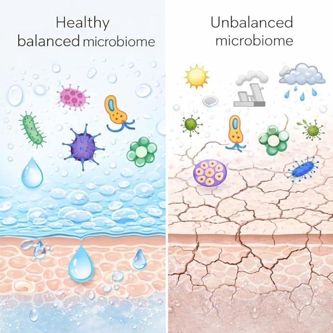 Consult Beaute MICROBIOME Pre & Probiotic Cultured Facial Cream, Helps Balance & Strengthen Skin's Moisture Barrier, Long-Lasting Hydration, Easy and Fast-Absorbing, Suitable for All Skin Types 1.7 oz