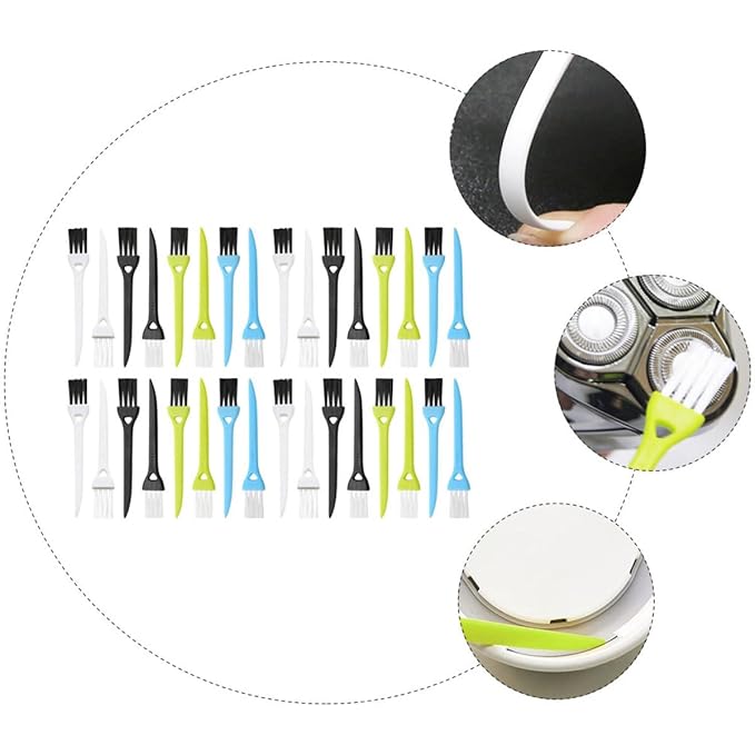 Vaguelly 36pcs Electric Shaver Cleaning Brush Set with Mini Razor Crevice Brushes for Men’s Grooming and Shaving Tool Maintenance