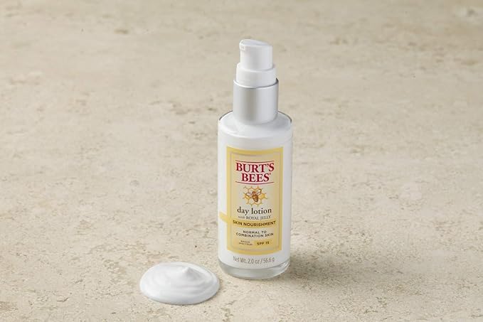 Burt's Bees Skin Nourishment Day Lotion with SPF 15 for Normal to Combination Skin, 2 Oz (Package May Vary)