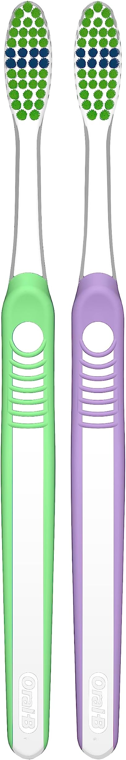 Oral-B Indicator Color Collection Toothbrushes, Medium, 2 Count (Pack of 2)