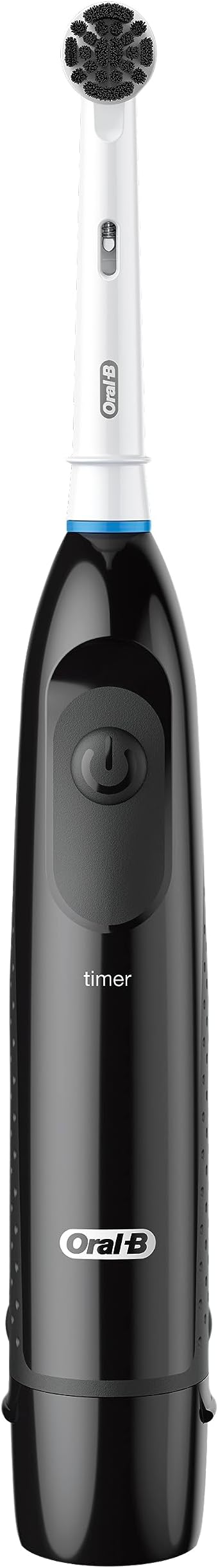Oral-B Pro 100 Charcoal, Battery Powered Electric Toothbrush, Black