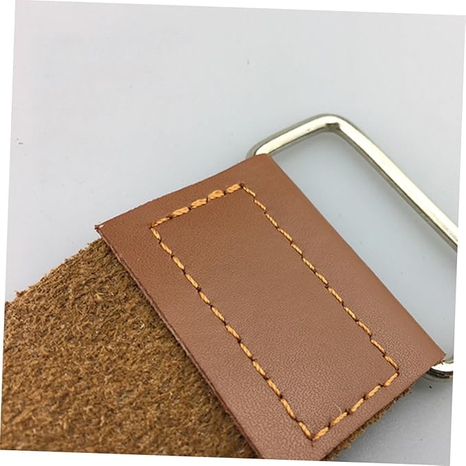 NOLITOY Longevity 2pcs Pure Cowhide Razor Strop Barber Strop for Razor Sharpening Durable Versatile