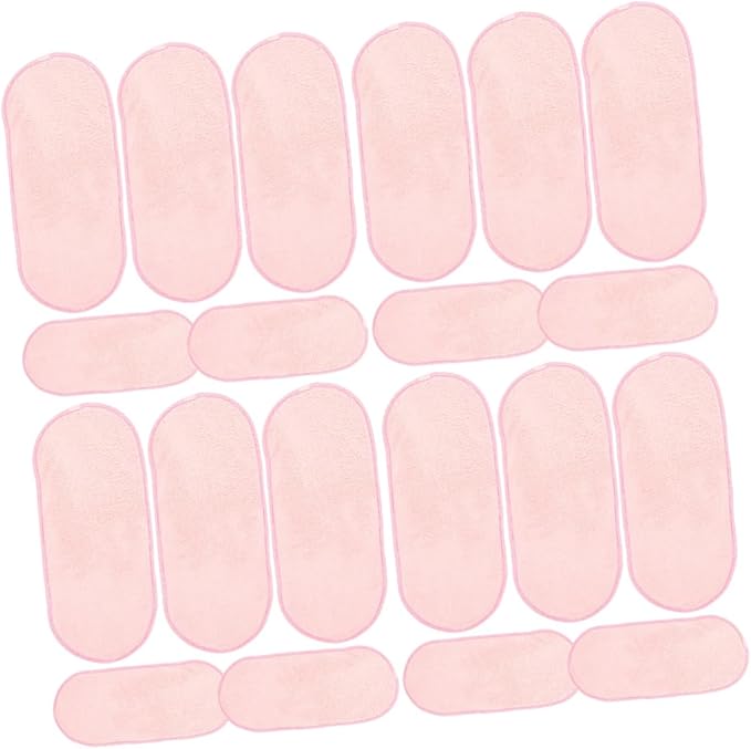 GALPADA 20pcs Coral Face for Makeup Removal Washable and Portable Facial Cloths for Travel and Camping Soft Skin-Friendly Face Towels
