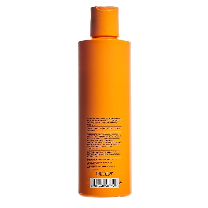 The Shop by LeBron James Men's 2-in-1 Moisturizing Hair Wash, Shampoo & Conditioner with Coconut-Derived Cleansers, Hydrates Hair & Scalp, Smoothes & Shines, Refreshing Eucalyptus Scent, 12 Fl Oz