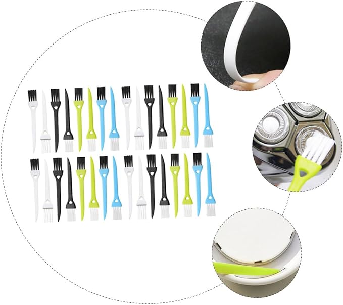 Healeved 108pcs Cleaning Brush for Electric Shaver Razor Brush Lightweight Cleaning Tool Small for Gaps and Corners