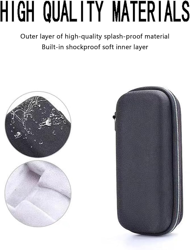 LinMei Hard Travel Case for Electric Trimmer & Shaver Compatible with Philips Norelco OneBlade QP2520, QP2530, QP2620, QP2630 - Waterproof, Durable and Compact Organizer