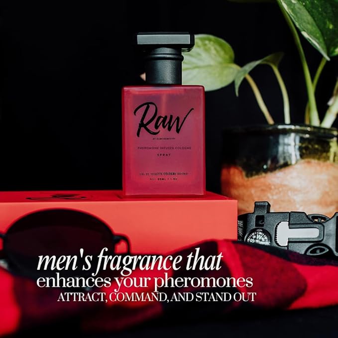 RawChemistry Raw Pheromone Infused Cologne for Men – Men's Cologne Spray Infused with Pheromones – Raw Perfume for Men with Feromonas – Perfume con Feromonas para Hombre