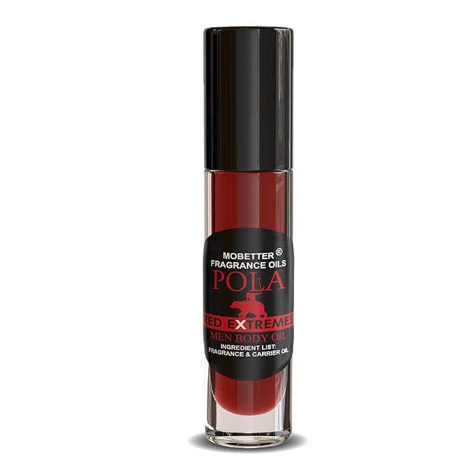 MOBETTER FRAGRANCE OILS Pola Red Extreme Cologne Body Oil for Men (10ml Roll On)