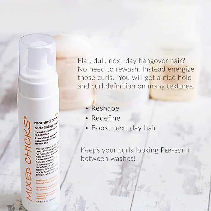 Mixed Chicks Morning After Redefining Hair Foam, 8 fl.oz. / 236ml