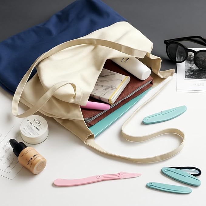 [Aesthetic Design] Folding Eyebrow Trimmer Set, a Must - have for Beginners, Anti - scratch Stainless - steel Women's Razor with Protective Net