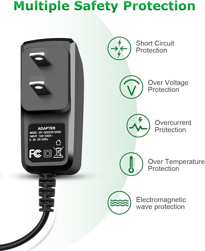 Wahl Charger 9649 Replacement for Wahl Color Pro Cordless Hair Clipper & Trimmer 9649, Arkare Hair Clipper Charger Cord AC Adapter for Whal 6.6FT (Only Fit for 9649)