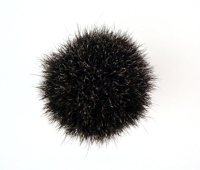 Badger Shaving Brush 100% Pure Black Badger High Density w/Wood Handle by WSP