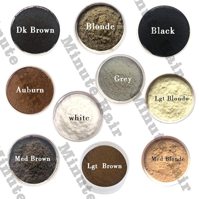 Biggie Sized 57 Gram Bottle Full Of Minute Hair Fibers. HI Grade Hair Building Fibers. Gargantuan Amount of LIGHT BROWN Fibers Inside A Compact Size Refillable Bottle. Choose Your Color.