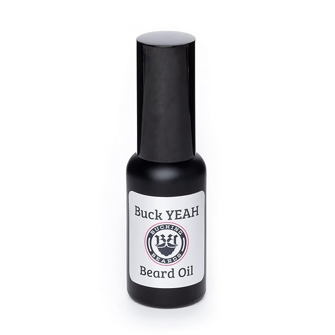 Beard Oil - Beard Softener for Men - Made with Natural Ingredients like Jojoba Oil & Castor Oil - Sandalwood Fragrance - Vegan, Cruelty-Free, Gentle on Skin - 1 oz
