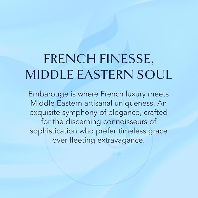 EMBAROUGE AZURE D'OR Men's Eau de Parfum 100 ml | Perfume for Men
