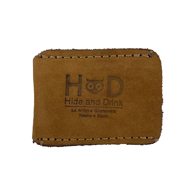 Hide & Drink, Leather Double Edge Safety Razor Head Protective Sheath, Shaving Travel Cover Handmade (Old Tobacco)