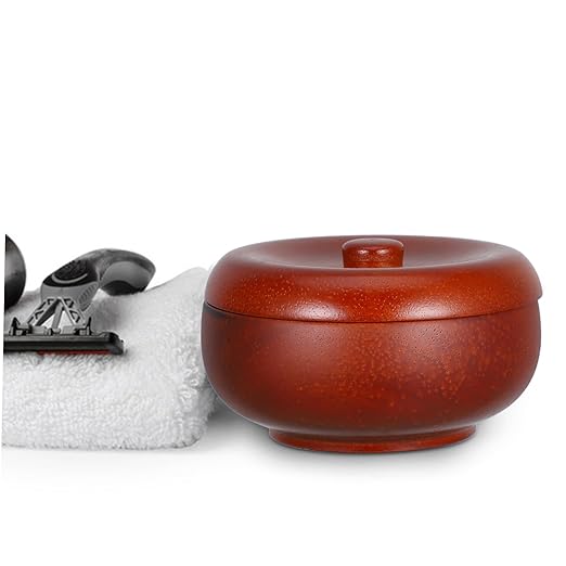 OUNONA Shaving Soap Bowl with Lid for Men Shaving Mug Beard Care and Facial Cleansing for Grooming Essentials