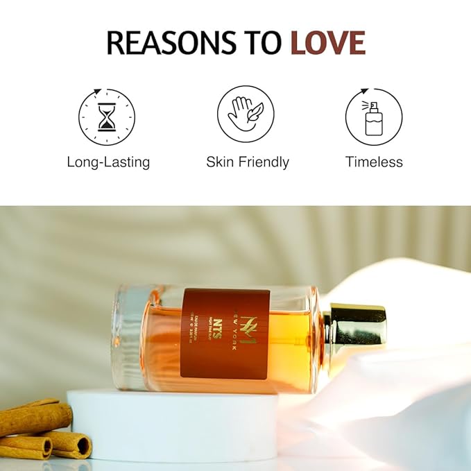 NOURISH MANTRA NM New York Night Time Slay Luxury Perfume For Men | Premium Long Lasting Fragrance Spray | With Aromatic Blend of Herbal & Woody Notes | Perfume For Men | 100 ml
