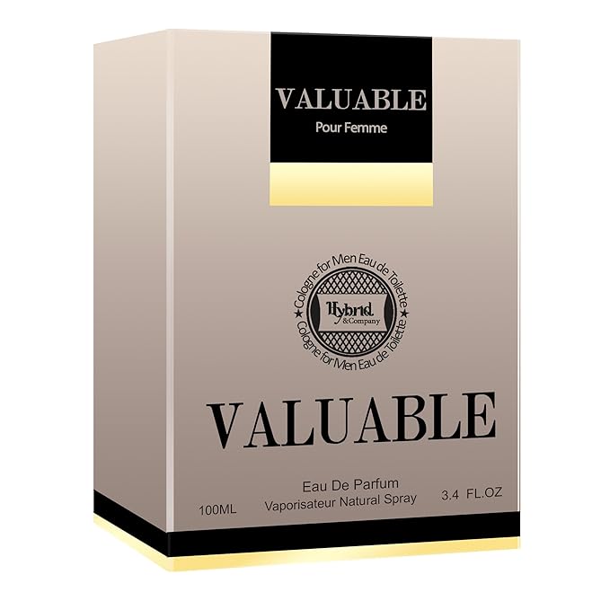 Hybrid & Company Valentine Pour Homme for Ceo Men’s Classic Scent Perfume Eau De Toilette Spray 100 ML