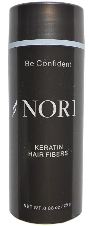 Keratin Hair Building Fibers: Hair Fiber Filler and Thickener for Men and Women - Cover Up and Concealer for Thinning Areas or Minor Bald Spot - Thicker, Fuller Hair in Seconds - 25 grams