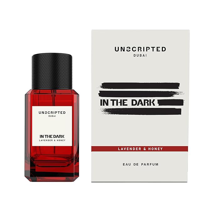 Unscripted In The Dark - Perfumes for Women and Men - Women and Men Cologne with Cardamom, Lavender, Vanilla, and Tonka Bean - Travel Size - 3.4 oz