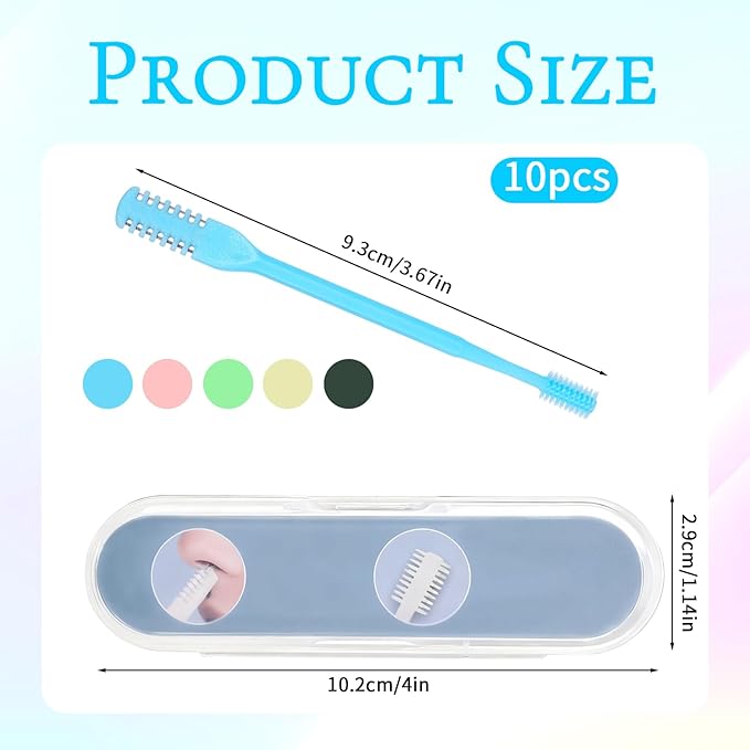 Manual Nose Hair Trimmer, Double Sided Nose Hair Cutter 360° Rotating Nasal Hairs Trimmer Multicolor 2 in 1 Nasal Hairs Cutter Manual with Cleaning Brush for Women Men(10)