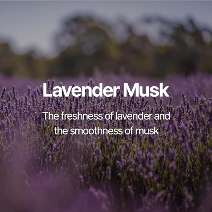 Body Wash - Lavender Musk 16.9 fl. oz. / Rich Foam Cleanser with 5 Herbal Extracts, AHA & Pore Purifying Agents
