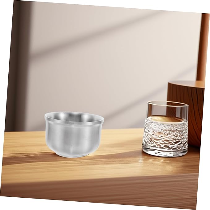 NOLITOY Stainless Steel Shaving Soap Bowl Portable Lather Mug for Men for Wet Shaving Facial Cleansing for Home Travel Use