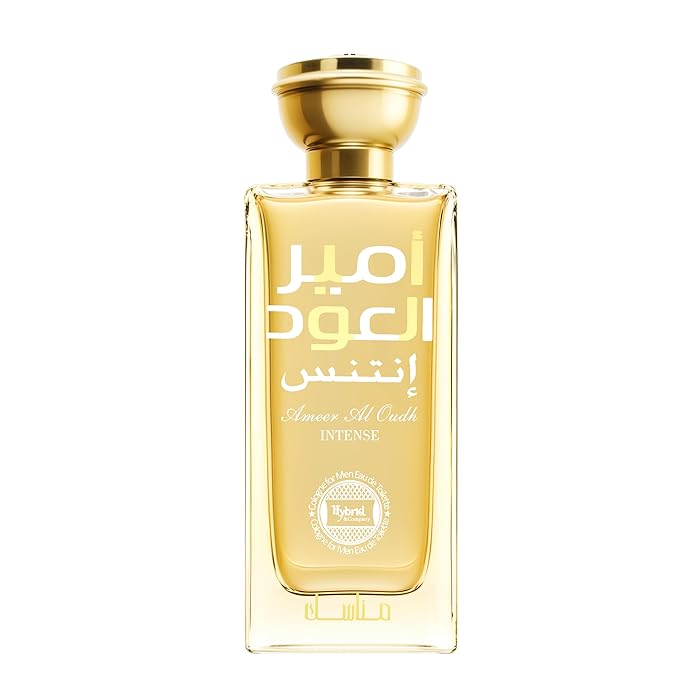 Hybrid & Company Ameer Al Oud Intense For Men Eau De Parfum Vaporisateur Natural Spray 3.4 Fl Oz