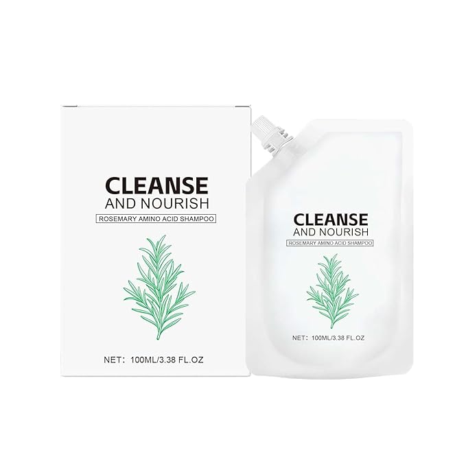 Rosemary Amino Acid Shampoo，Hair Regrowth Shampoo for Women and Men Hair Loss，Reduce Frizz, Strengthen Hair Roots, Cleanse and Nourish the Scalp，3.38 Fl OZ