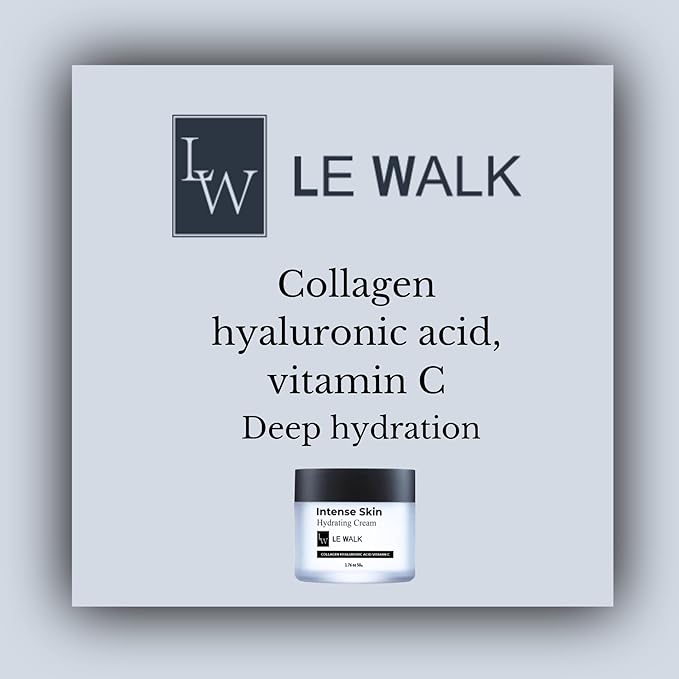 Day and Night Collagen Hydrating Cream for Women and Men, Moisturizing Cream for Dry Skin, Made with Hyaluronic Acid, Jojoba Esters, Collagen, and Vitamins C and E, 1.76 oz Tub