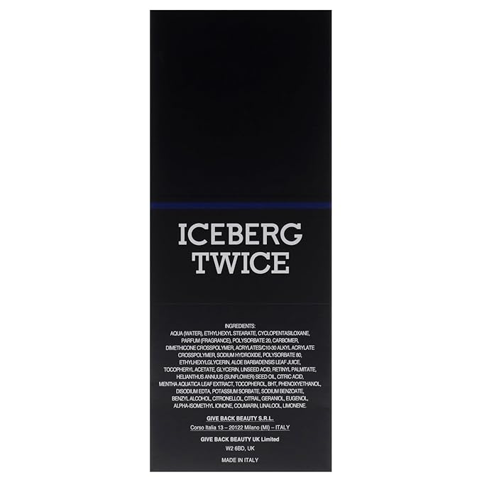 Iceberg Twice Aftershave Balm for Men - 5.1 oz Balm