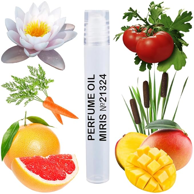 MIRIS No. 21324, Inspired by Un Jardin Sur Le Nil, Long-Lasting Unisex Perfume Oil for Women & Men Roll-On, Rollerball 0.34 Fl Oz / 10 ml